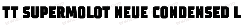 TT SUPERMOLOT NEUE CONDENSED LIGHT字体转换